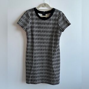 B&W cocktail or work dress